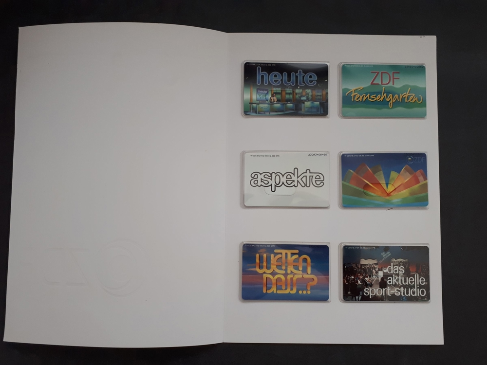 Telefonkarten Edition ZDF mit Originalmappe
