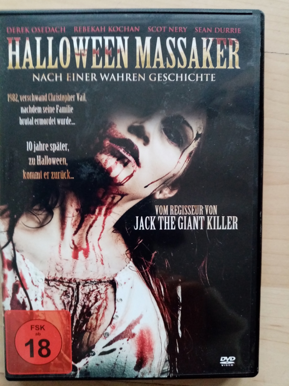 DVD Halloween Massaker FSK 18 - nur einmal angesehen