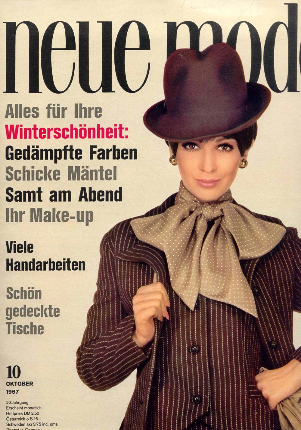 6 Modezeitschriften 1960er-Jahre Neue Mode (ex Neuer Schnitt )