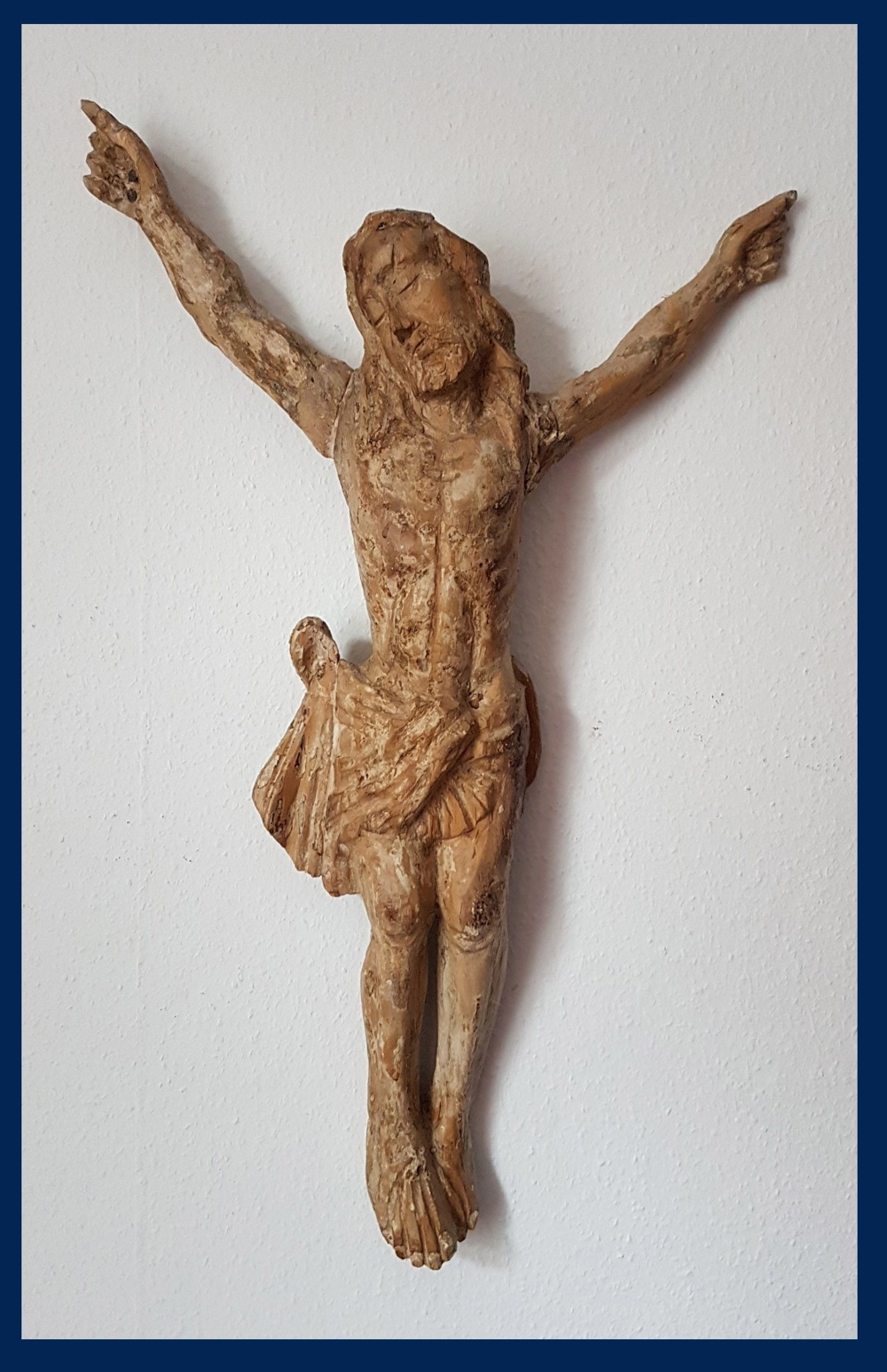 75cm Jesus Christus Korpus Barock Rokoko 18. Jh. Mausoleum Heilig Kreuz Kruzifix