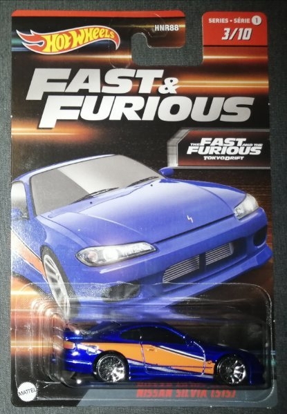 HOT WHEELS THE FAST AND THE FURIOUS TOKYO DRIFT NISSAN SILVIA 