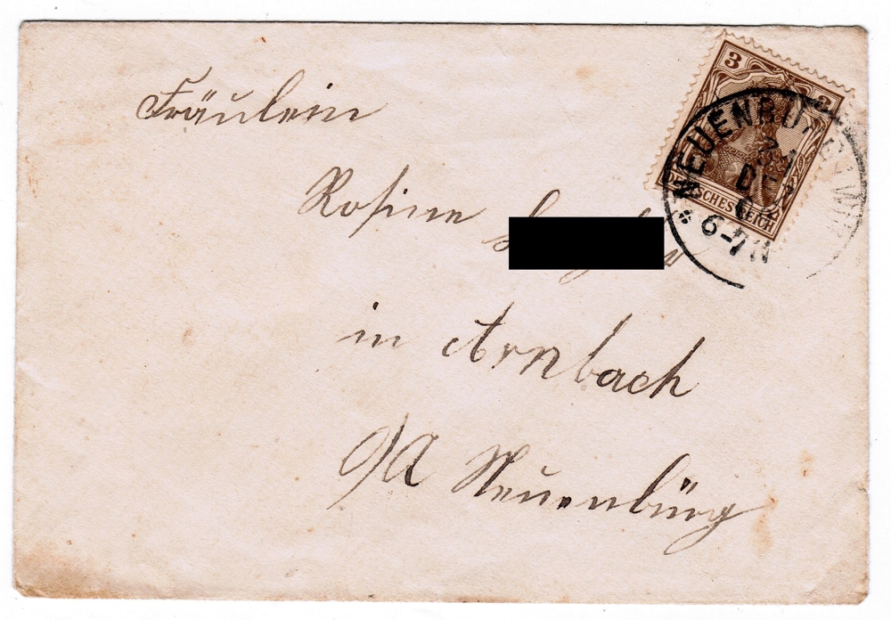 Briefmarke Deutsches Reich Germania Michel Nummer 84II b - 3 Pfennig, no PayPal