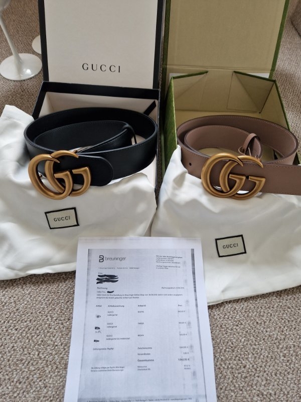 Gucci Gürtel Marmont Box Staubbeutel Belt 