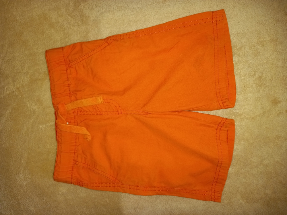 Cool Club Kids Hose kurz Gr.116 Shorts Orange Baumwolle 100 %