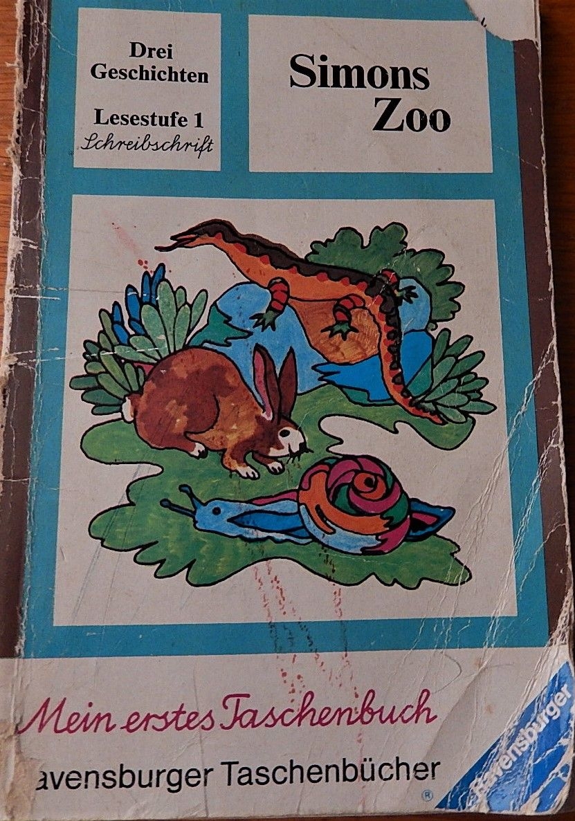 Simons Zoo / Mein erstes Taschenbuch / Drei Geschichten / Schreibschrift