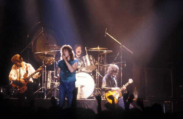 Led Zeppelin München 1980 rares 30x45cm Konzert Foto Poster, Tour