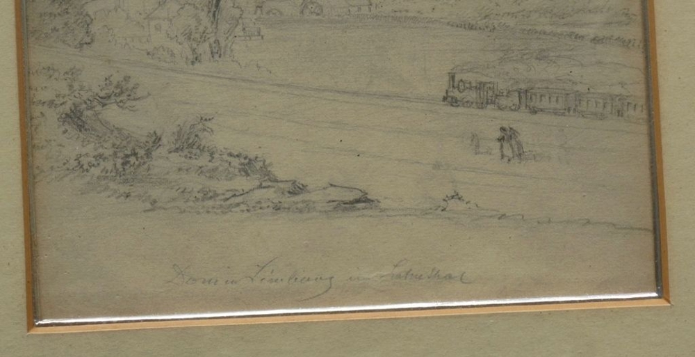 Die erste Eisenbahn im Lahntal Dom Limburg Lahn Gemälde um 1870, Konvolut alte Eisenbahnbücher