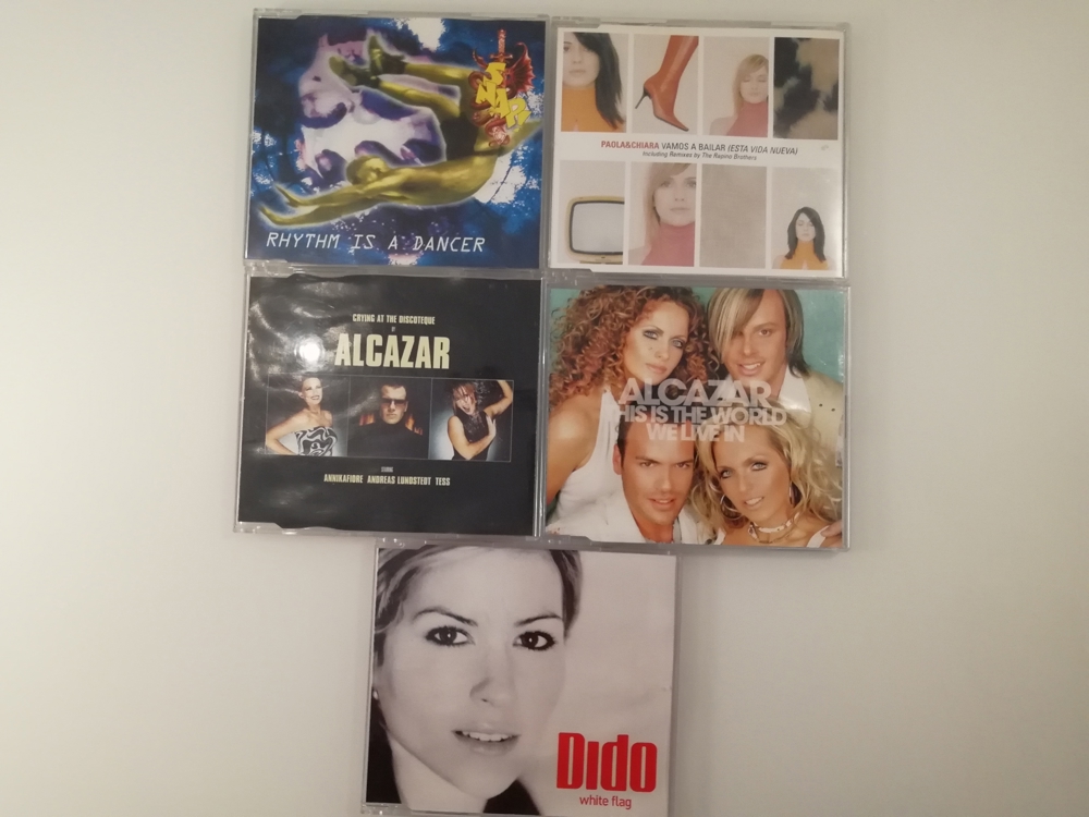 CD Maxi Single Sammlung Dido Alcazar Paola&Chiara Rhythm is a Dancer Musik