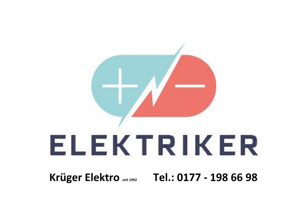 ELEKTRIKER MIT GESELLENBRIEF SEIT 1992 / HERD / LAMPEN / STECKDOSEN / FI / SICHERUNGSKASTEN ETC.