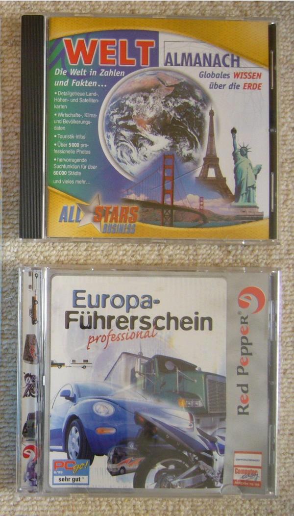 Computer / PC-Software: Welt Almanach, Europa-Führerschein