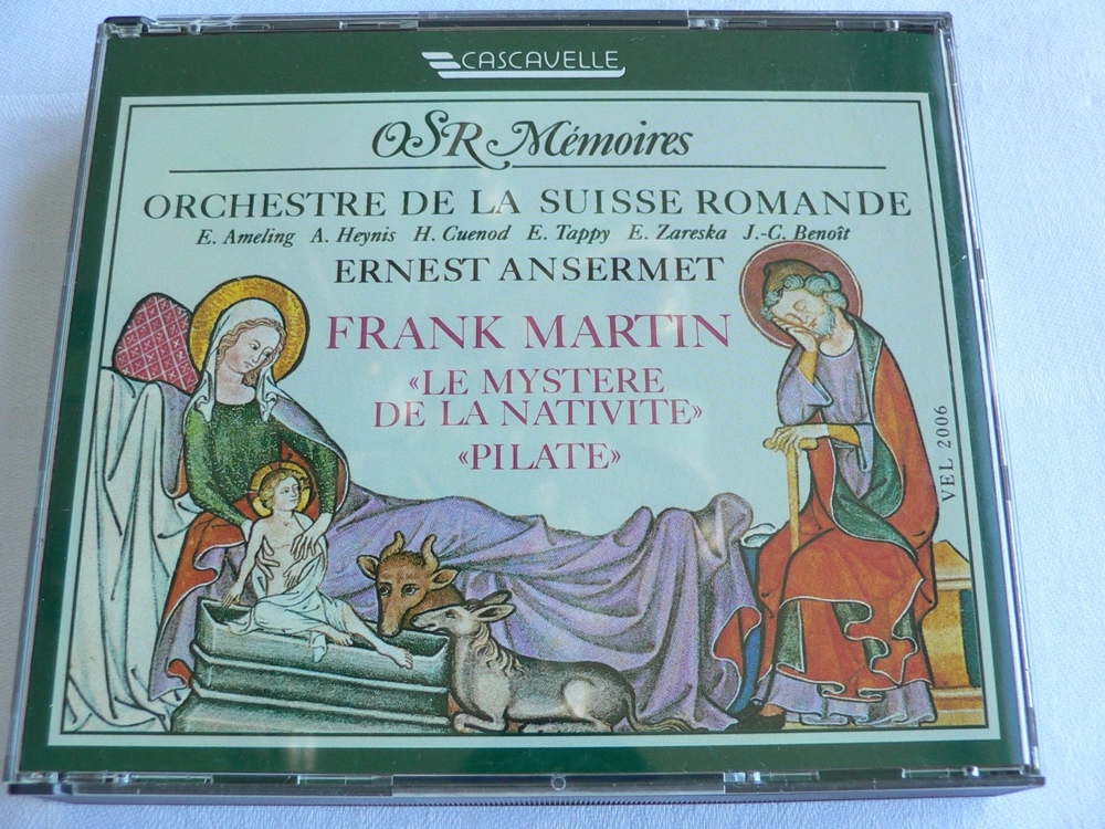 Weihnachtsgeschichte Martin Ansermet Mystere de la Nativite 2 CD