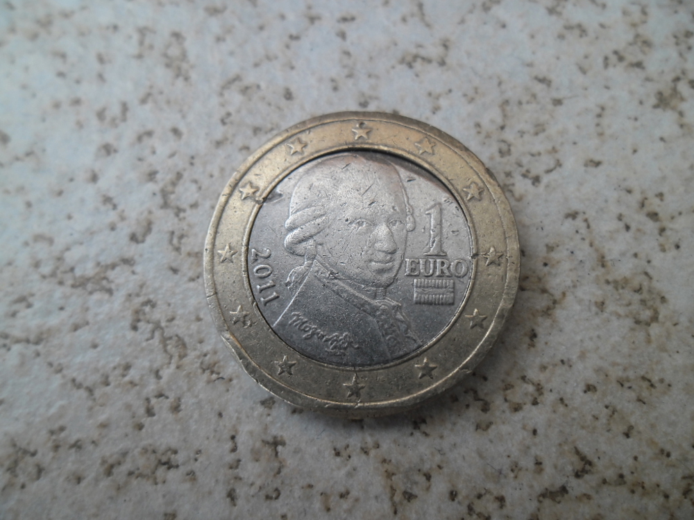 Euro Münze Es handelt sich um eine Fehlprägung der Münze!
