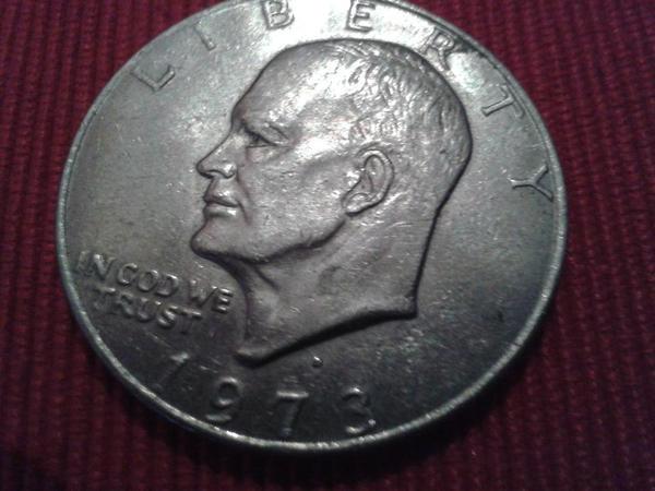 USA - One Dollar Eisenhower - 1973 - Adler & Münze Liberty 1776 - 1976