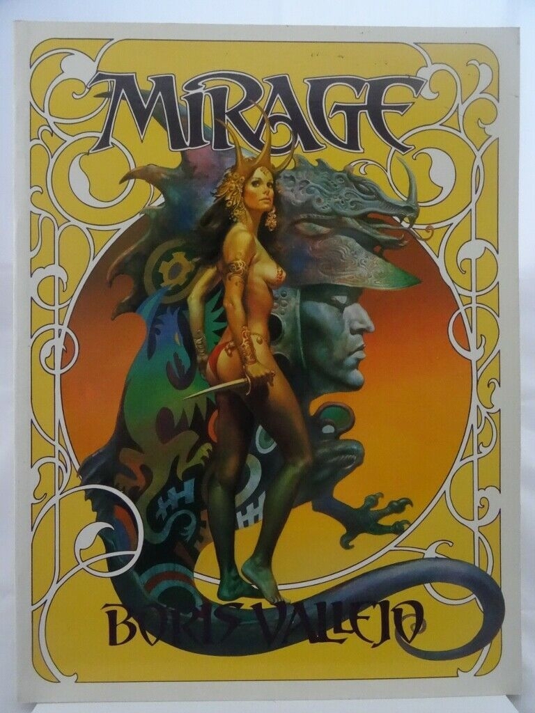 Fantasy book Mirage Boris Vallejo_ISBN: 0-905895-76-2