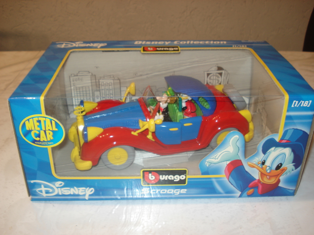 Bburago Modellauto Disney Collection Scrooge 1 18 neuwertig OVP