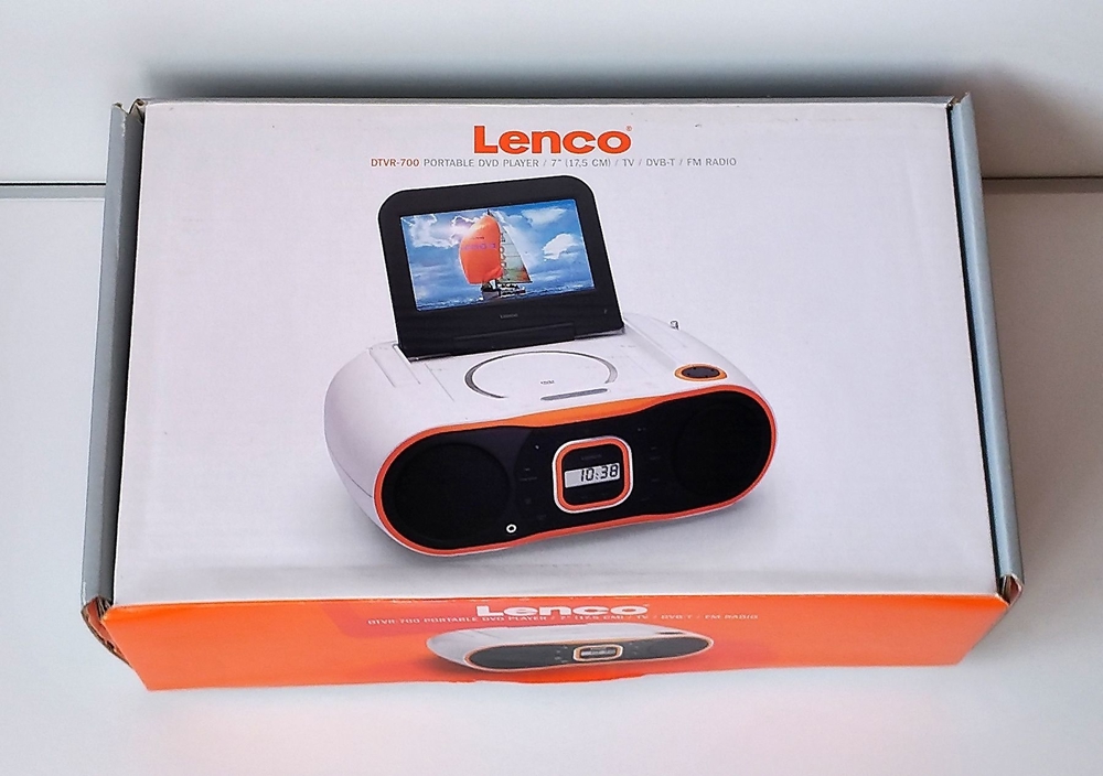 Portable DVD-Player Lenco DTVR-700.