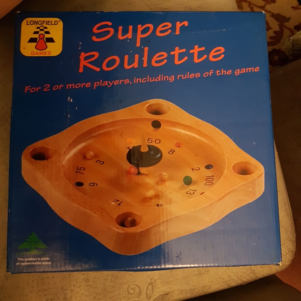 Super Roulette Spiel von LONGFIELD GAMES. Preis oder Tausch verhandelbar.