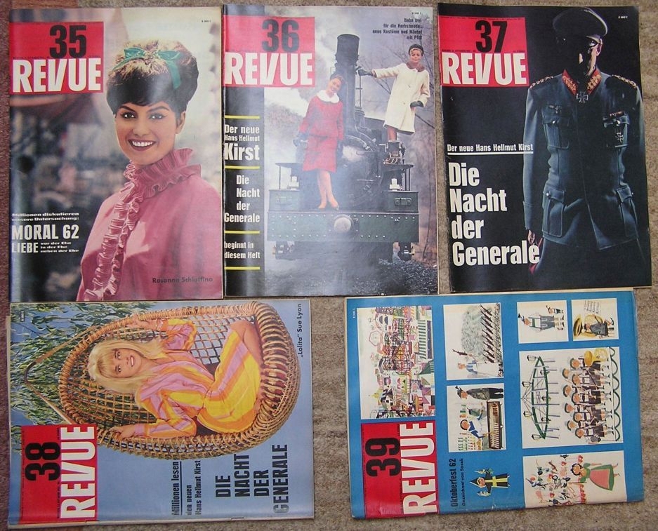 Vintage Zeitschrift Revue vom September 1962 - Antike Hefte - Hefte der 60er Jahre