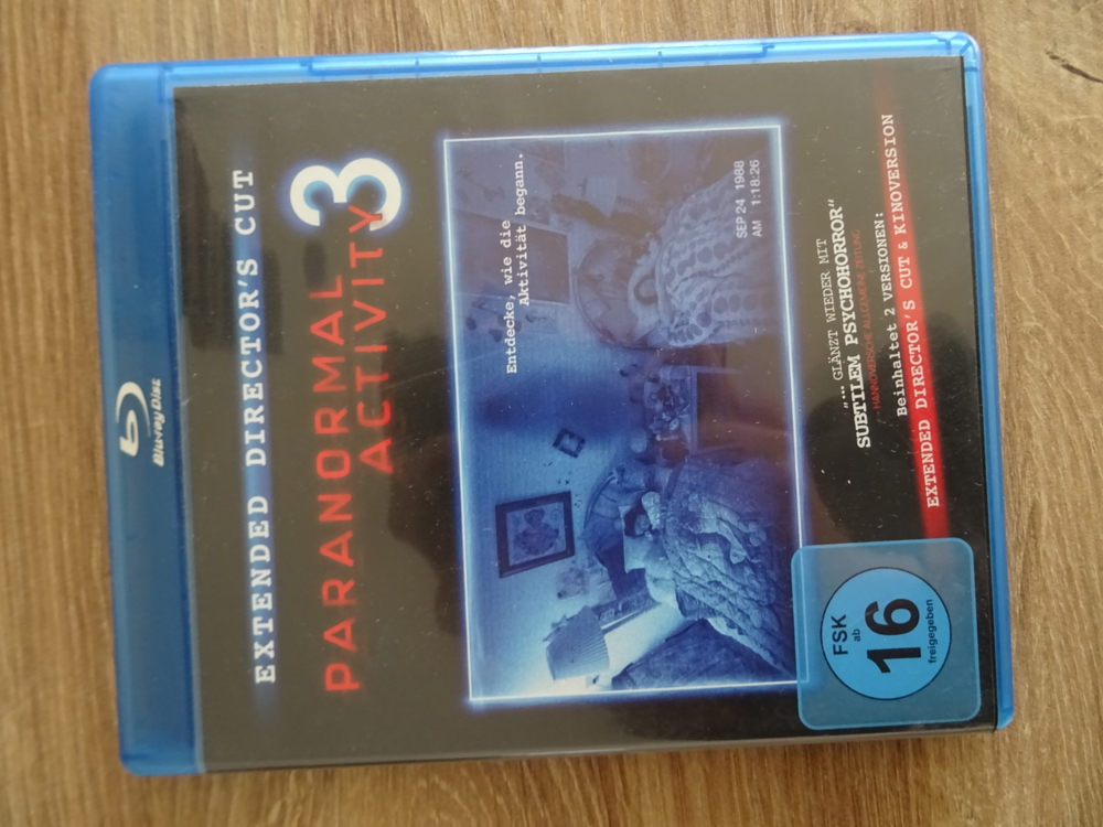 [inkl. Versand] Paranormal Activity 3 (Extended Cut) [Blu-ray] [Director``s Cut]