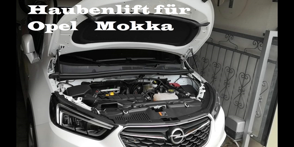 Opel Mokka Haubendämpfer Haubenlift, Motorhaube Dämpfer Edelstahl