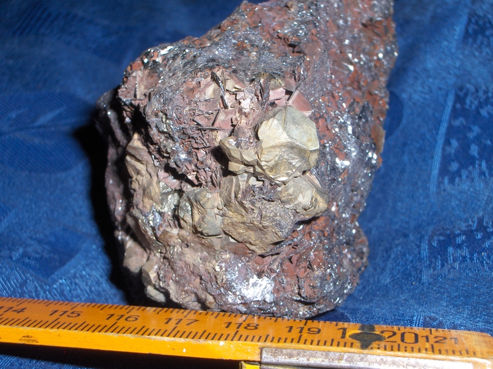 Mineralien Sammlung, Steine, Granat, Calcit,u. a.