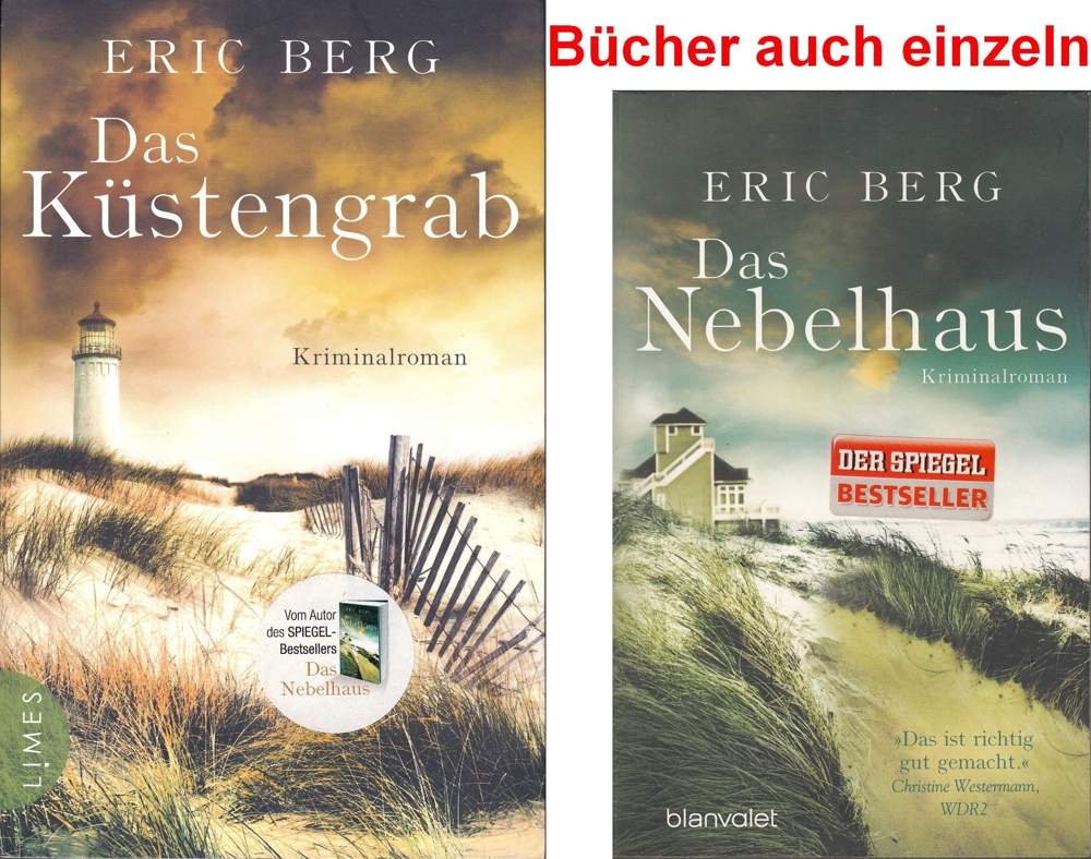 Das Küstengrab 2014 & Das Nebelhaus Eric Berg TB Poel Ostsee Küsten Krimi