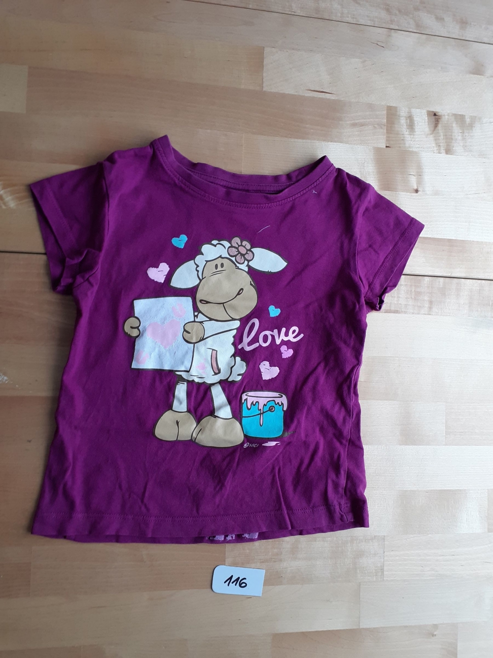 Mädchen T-Shirts Gr. 110/116 und Gr. 122/128