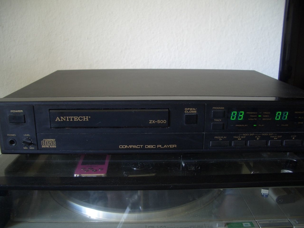 Vintage Anitech ZX-500 CD Player mit hoher Fehlerkorrektur und einfacher Bedienung