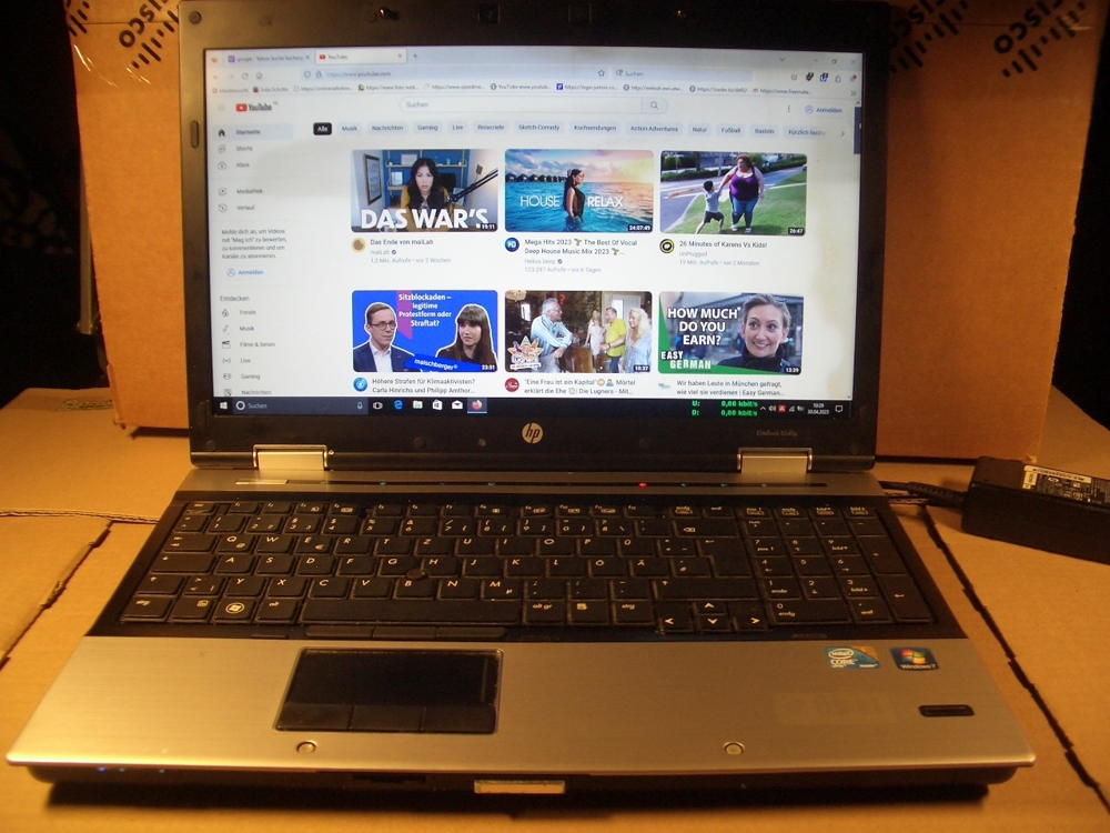 HP EliteBook 8540P Frittenbuden Edition mit I5 2x 2.53 GHz, HD Webcam, HDMI, LED- Breitbild Screen