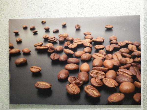 Bild auf Leinwand Kaffeebohnen 118 x 80 cm