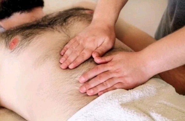 Mann-zu-Mann-Massage