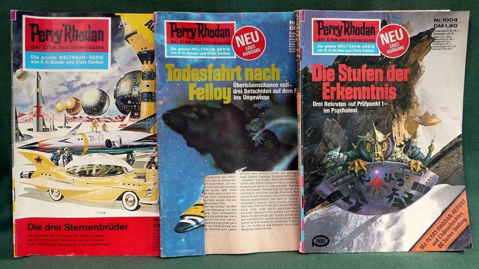Perry Rhodan - 3 alte Hefte