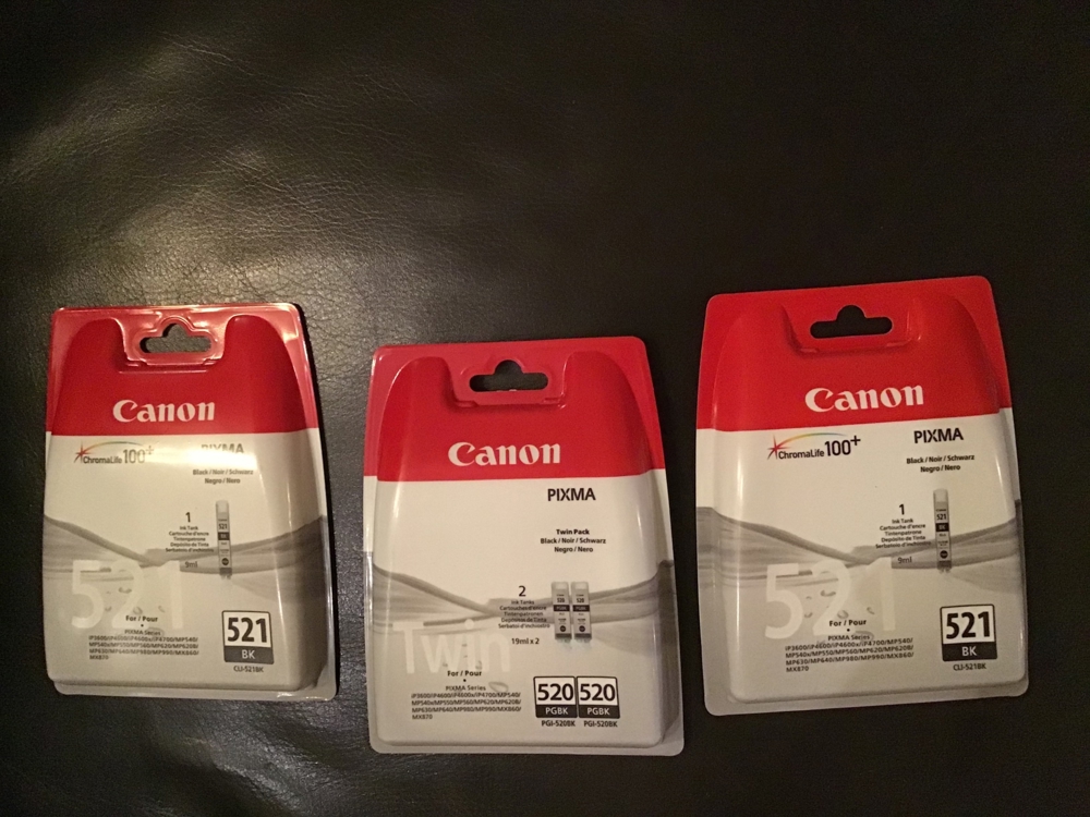 Canon Druckerpatronen für Pixma 3 Stück OVP