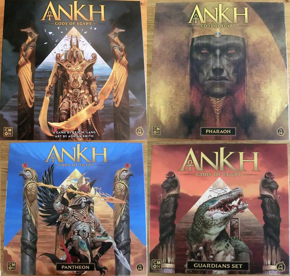 Brettspiel "Ankh - Gods of Egypt" + Erweiterungen NEU