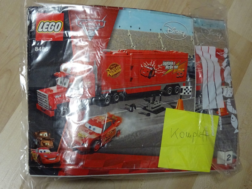 Lego, 8486, Cars, Mack, Team-Truck
