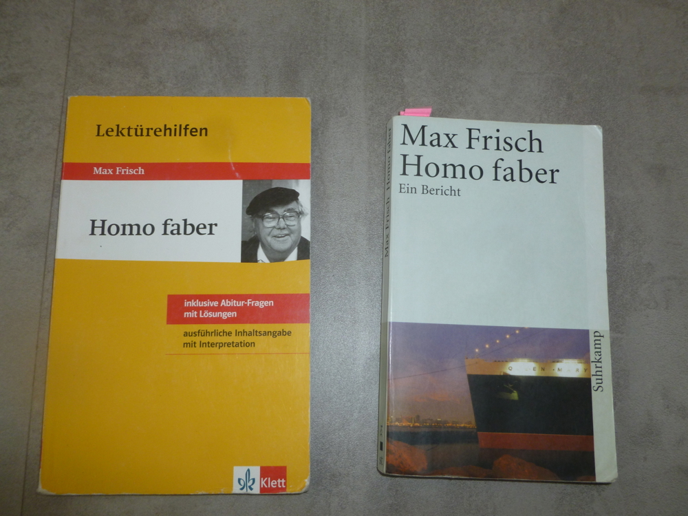 Homo faber von Max Frisch, Buch und Lektürenhilfe