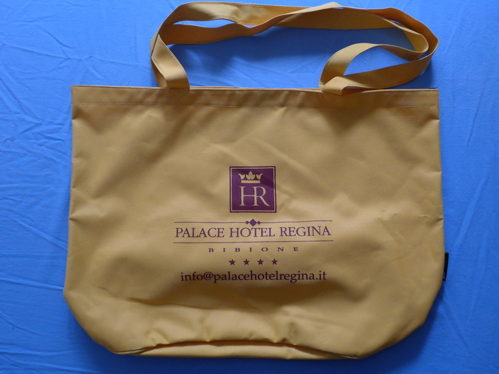 Badetasche "Palace Hotel Regina" - gelb - neu