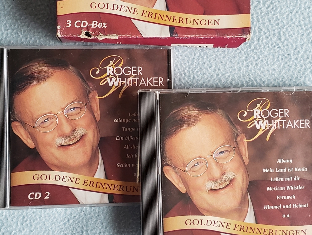 Roger Whittaker Goldene Erinnerungen 2 CD``s Neuwertig