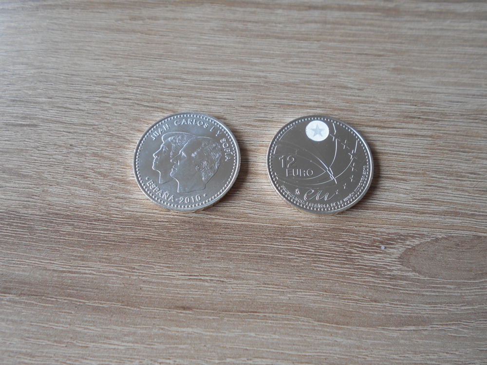 12 Euro Silber Münze Spanien 2010 Spanische EU Präsidentschaft