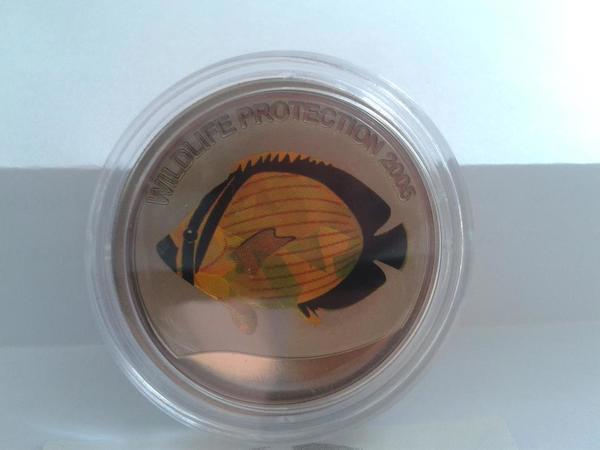 Münze Sammlermünze - Persischer Falterfisch 2005