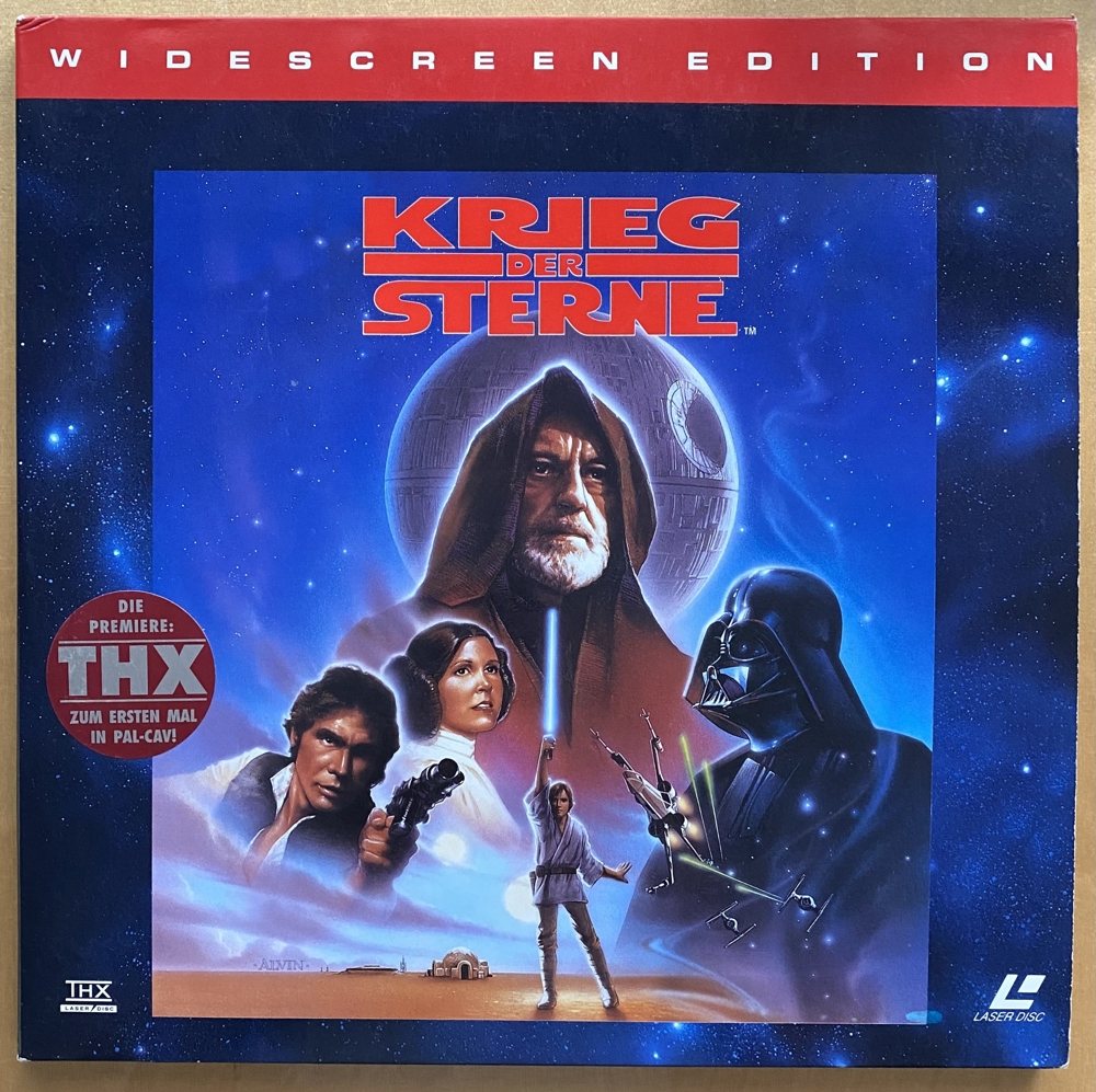 STAR WARS Krieg der Sterne THX PAL CAV Widescreen Laserdisc Edition