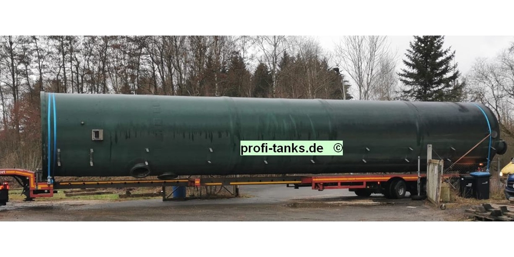P311 gebrauchter 110.000 L GFUP-Tank Biogas mit Chemieschutzschicht inkl. Leiter
