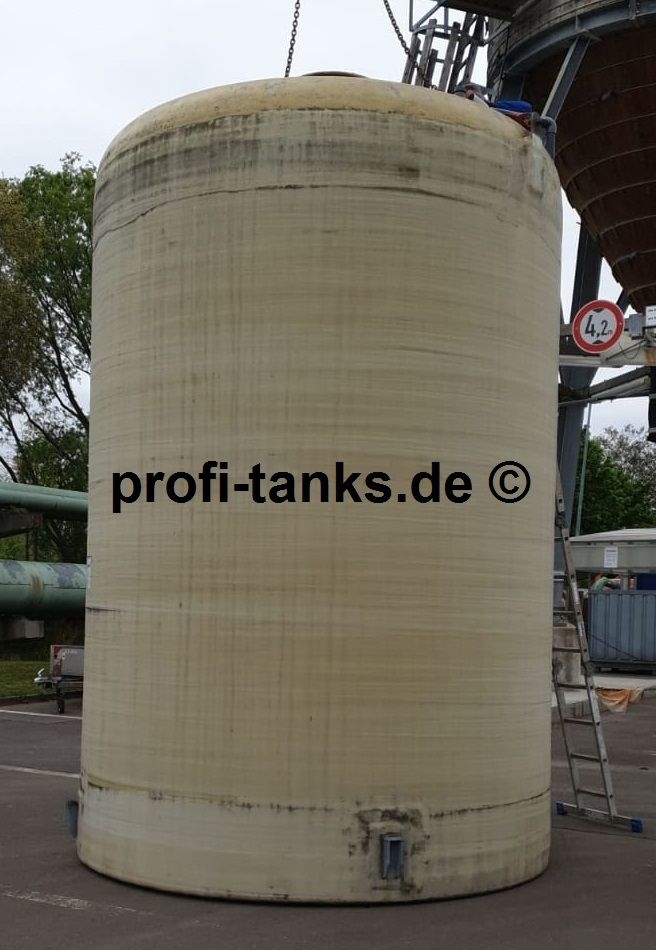 P213 gebrauchter 30.000L Polyestertank GFK Speidel-Tank Flachboden Lagertank Wassertank Futtermittel