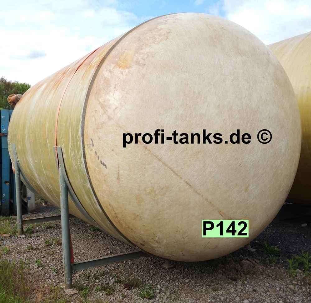 P142 gebrauchter 20.000 L Polyestertank GFK Wassertank Regenauffangtank Flüssigfutter Rapsöl Molke