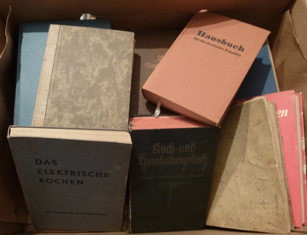 GEGEN ANGEBOT Konvolut alte Kochbücher