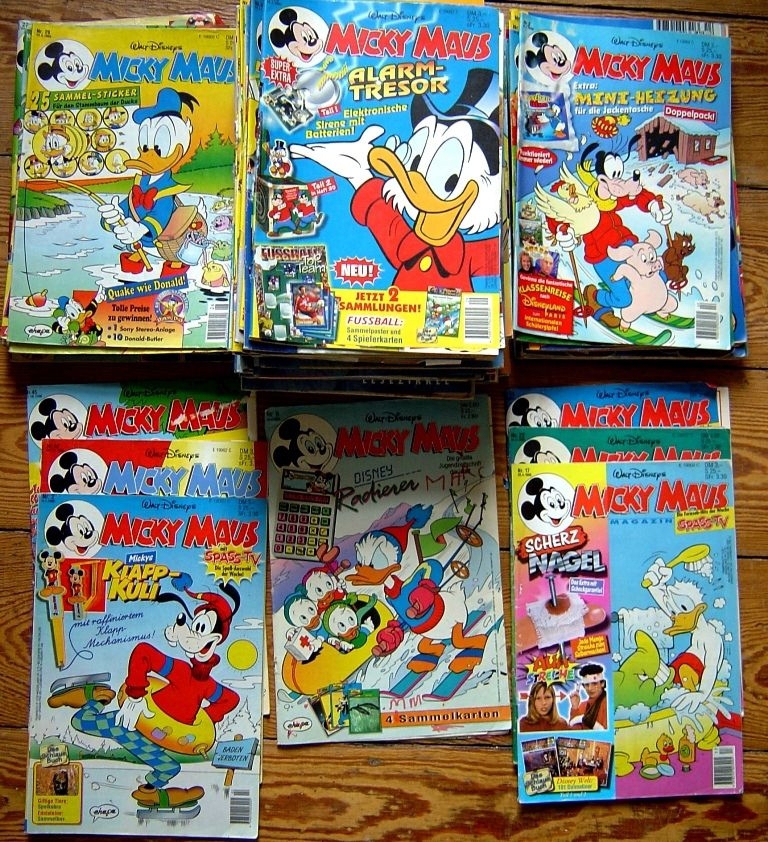 79 Micky Maus Comic Hefte