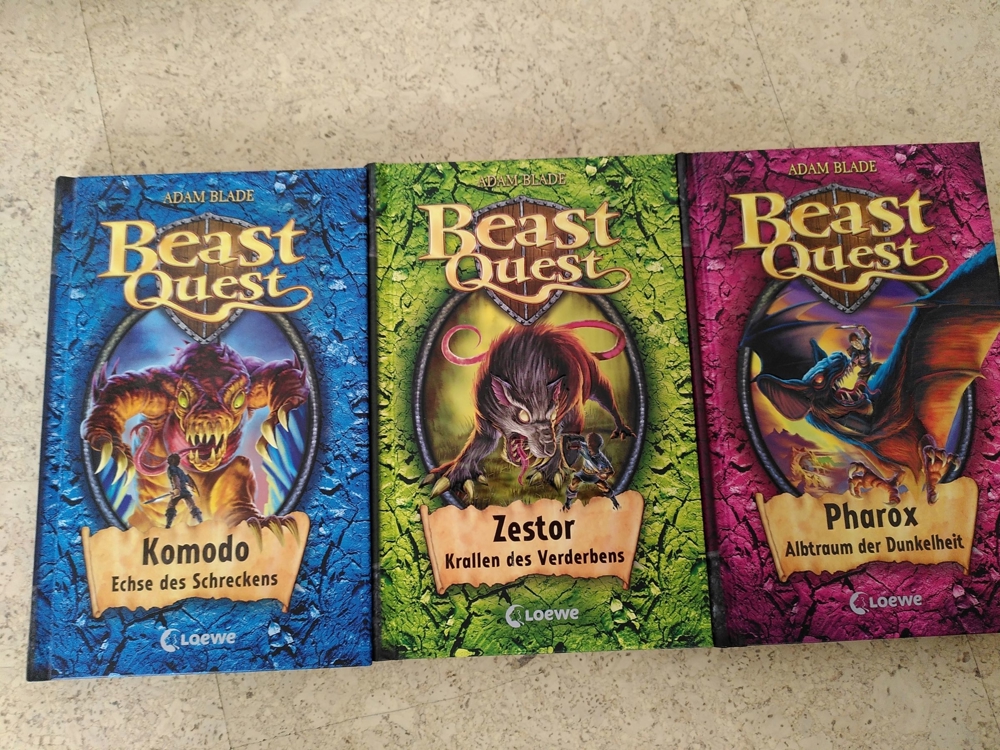 Kinderbuch Beast Quest ab Grundschulalter - neuwertig - 3 Bände