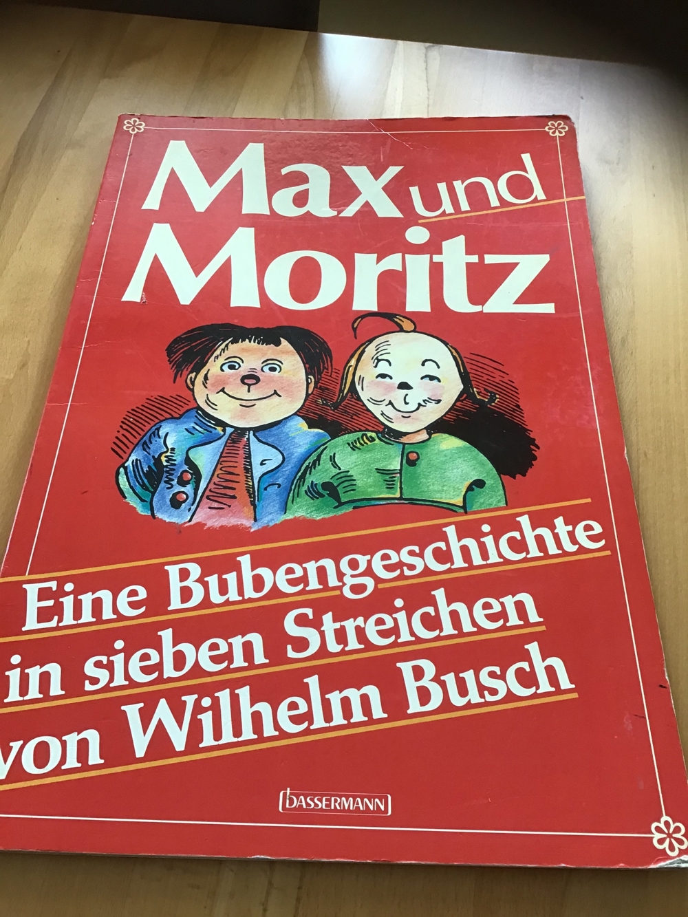 Max und Moritz Kinderbuch Sammlerstück groß