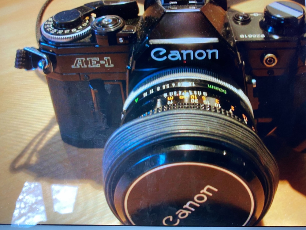 Canon AE-1, Tamron Blitzgerät
