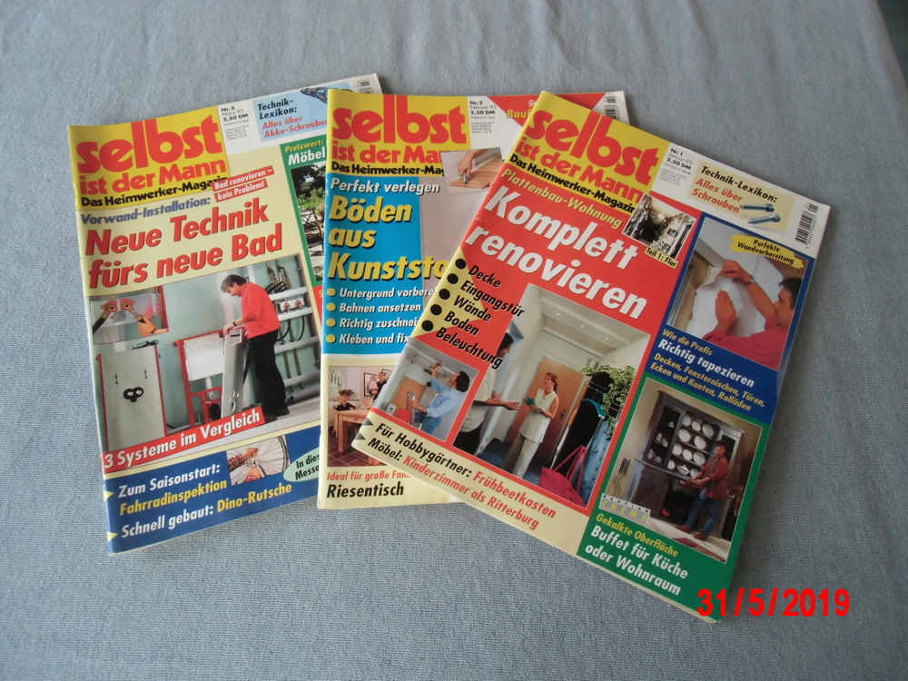 " Selbst ist der Mann" , Magazin für "selber machen" , Do it Yourself, Konvolut